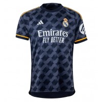 Camisa de Futebol Real Madrid Aurelien Tchouameni #18 Equipamento Secundário 2023-24 Manga Curta